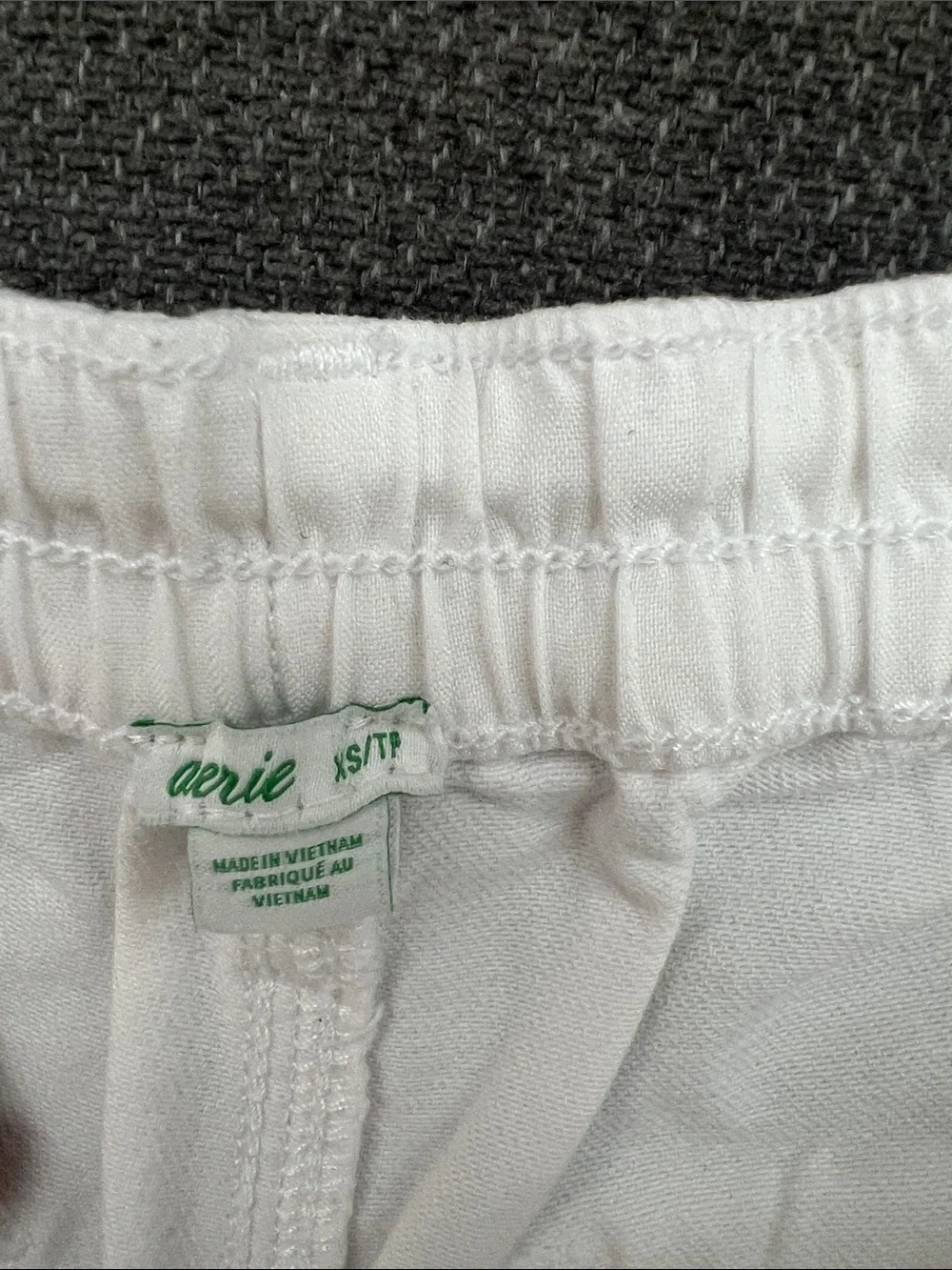 Women’s White Distressed Denim Shorts